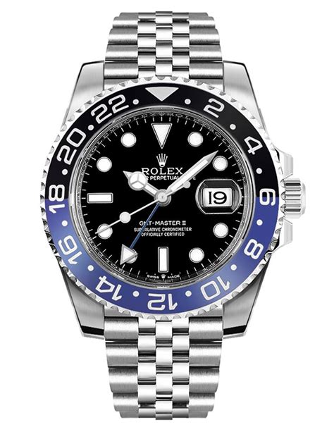 rolex gmt master 2 black blue|gmt master 2 price.